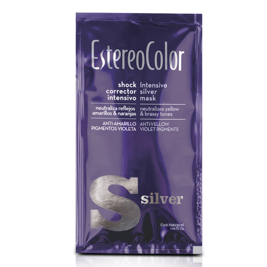 Estereocolor Shock Corretor Intensivo Loiros 50ml- neutraliza reflexos amarelos e laranjas