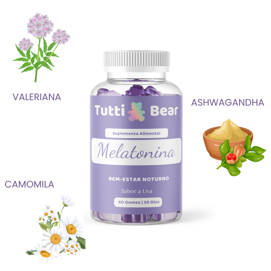 Gomas de Melatonina para Dormir Tutti Bear 60 uni