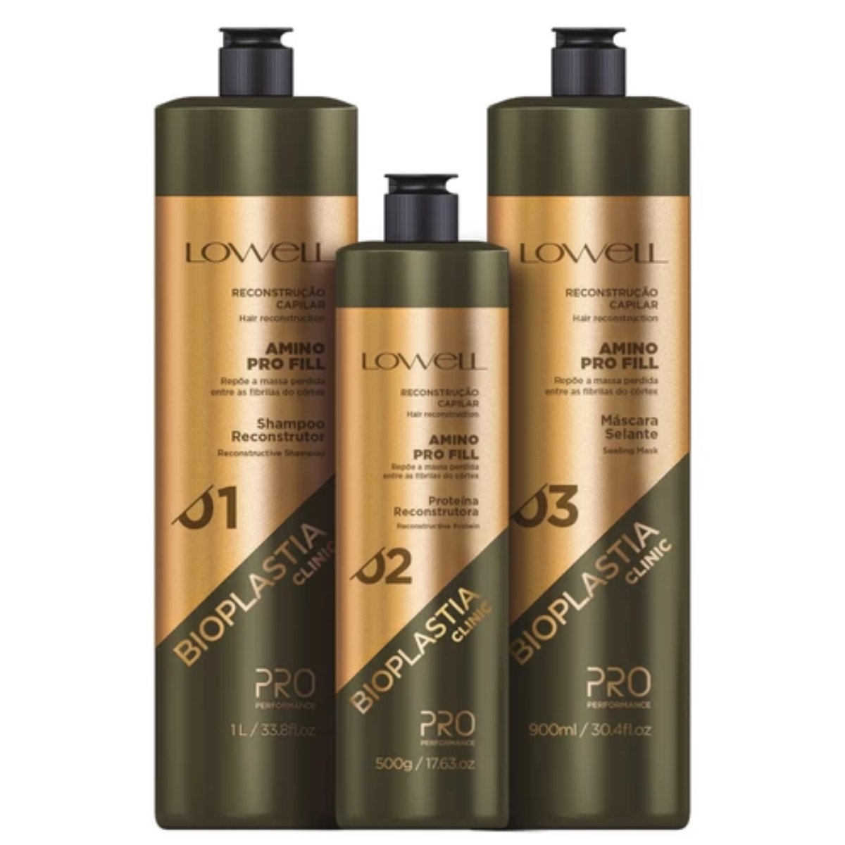 Máscara Selante Reconstrutora Bioplastia Lowell 1000ml