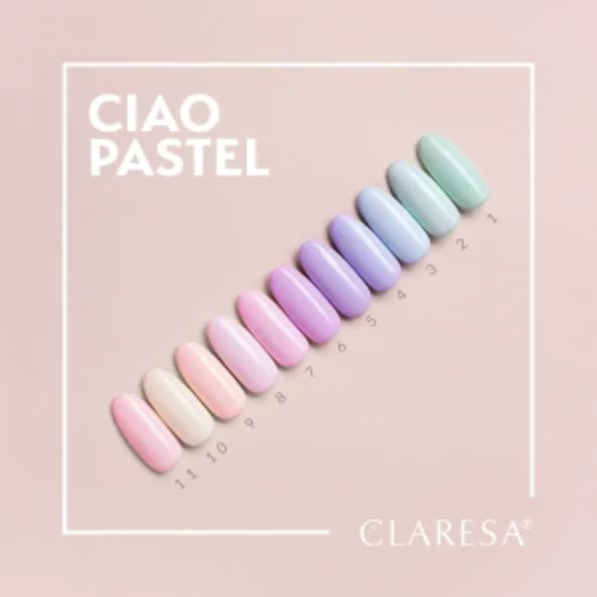 Verniz Gel Claresa Ciao, Pastel! 8 5g
