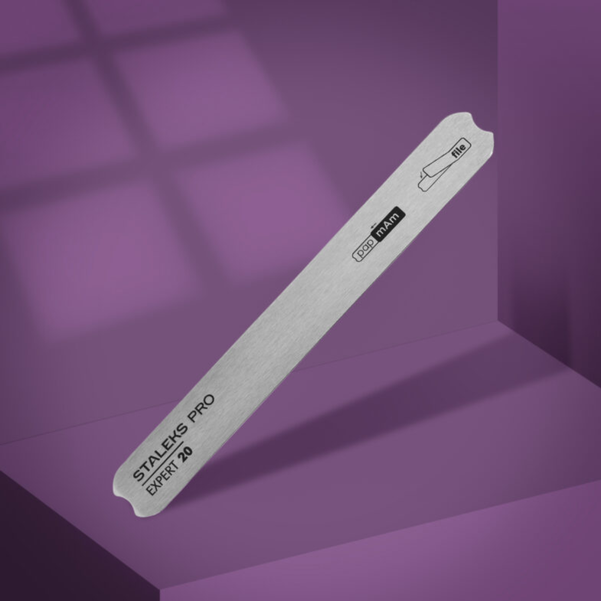 Base metálica reta para lima Staleks Pro Expert 20