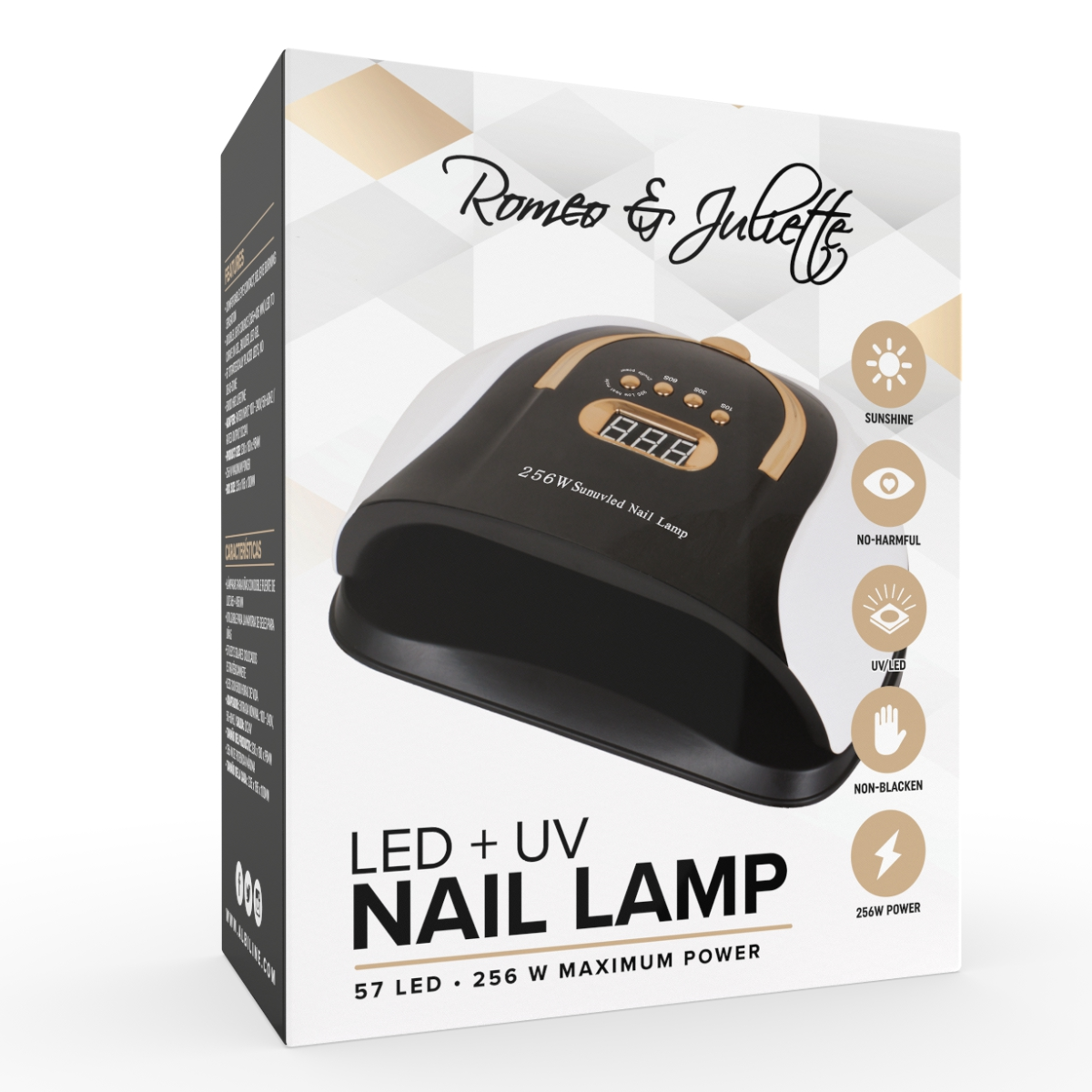 Catalisador Unhas LED/UV RJ 256W Apro