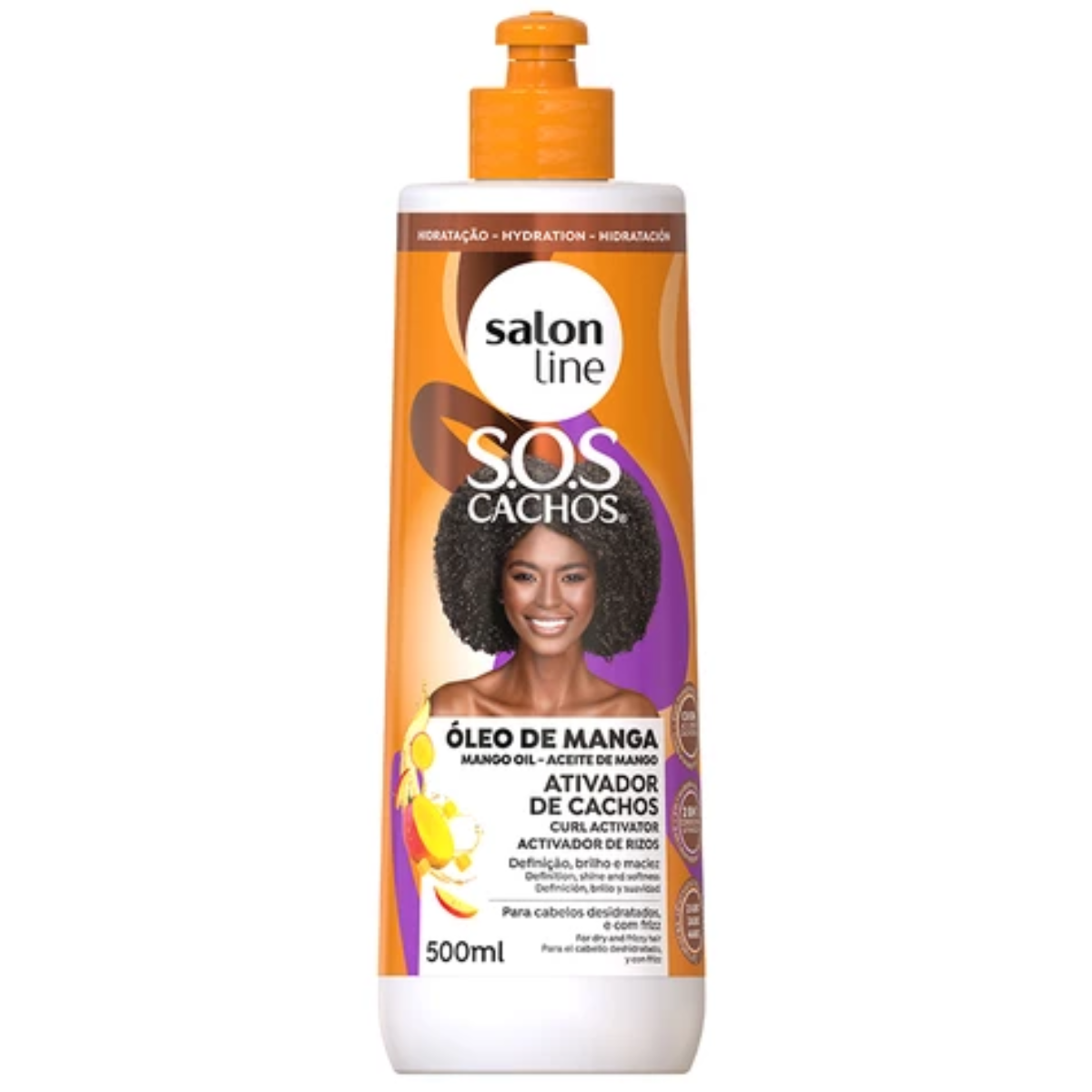 Ativador Cachos Salon Line Oleo de Manga 500ml