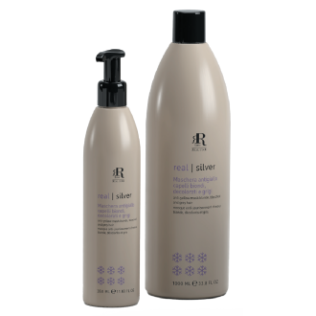 Máscara Matizadora Silver Cabelos Loiros ou Grisalhos RR Line 350ml