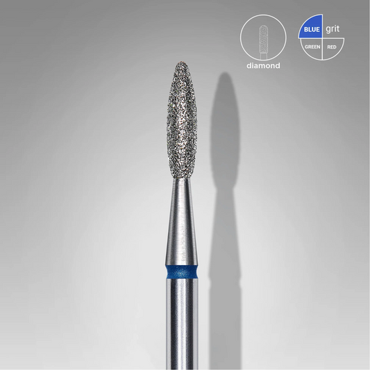 Ponteira Flame Chama Cutículas Staleks Azul