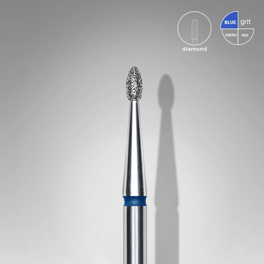 Ponteira Cutículas Gota Arredondada Staleks Azul