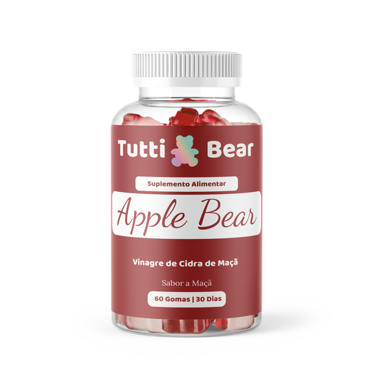 Gomas de Vinagre de Cidra de Maçã- Redução de apetite Tutti Bear 60 uni