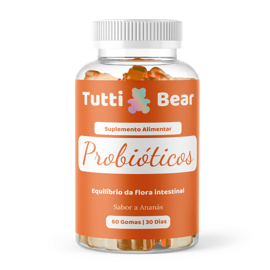 Gomas Probióticas Flora Intestinal e Digestão Tutti Bear