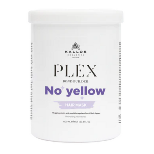 Máscara Matizadora Loiros Plex No Yellow Kallos 1000ml