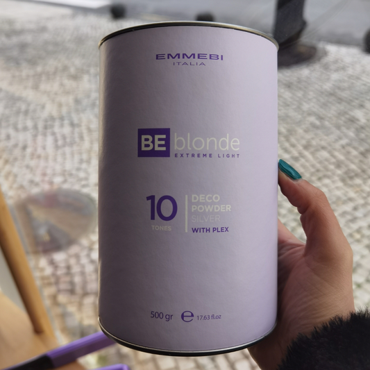 Pó Descolorante Emmebi Be Blonde Deco Silver 10 tons 500g