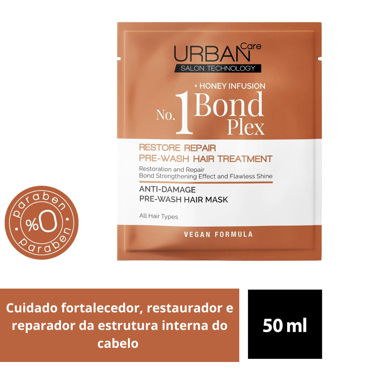 Tratamento Reparador Pré-Lavagem Bond Plex nº1 Urban Care