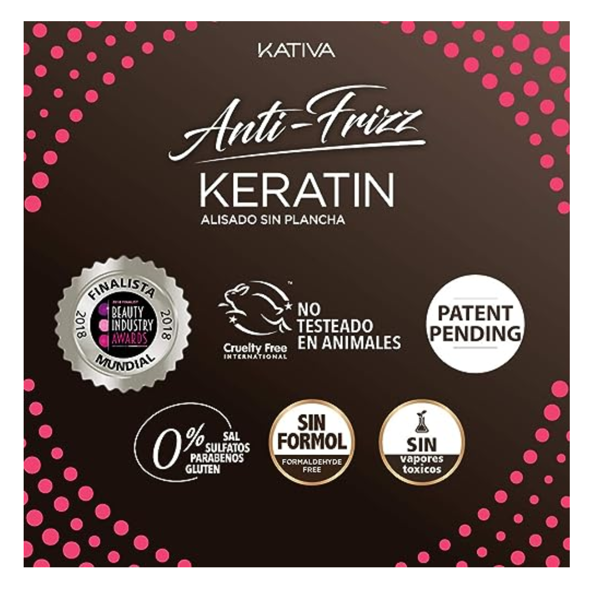 Kit Alisamento sem Prancha Anti-frizz Keratina kativa
