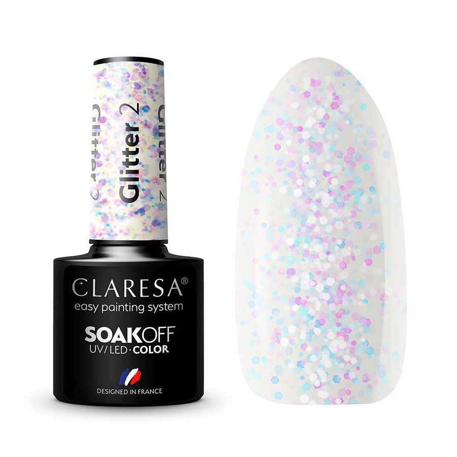 Verniz Gel Claresa Glitter 2