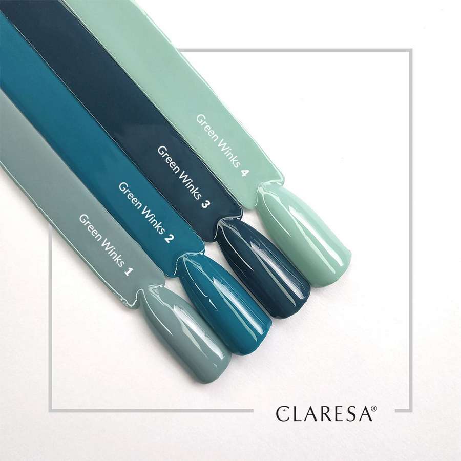Verniz Gel Claresa Green Winks 2