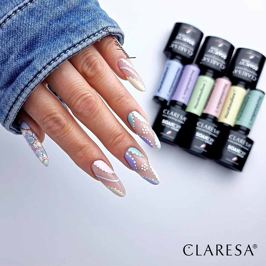 Marshmallow Clear Gel Varnish 1