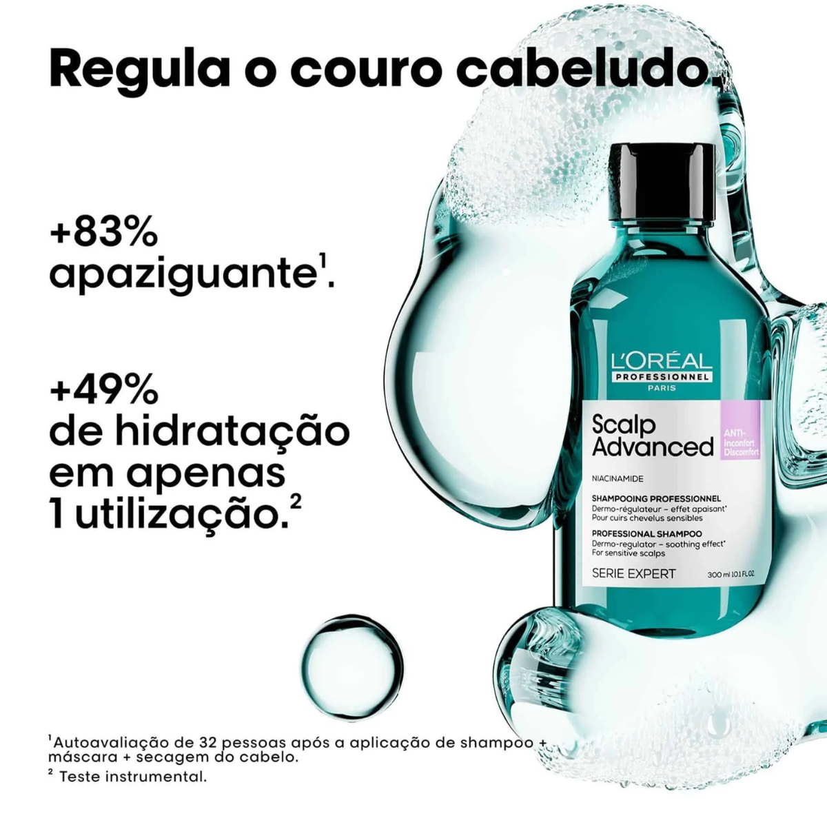Shampoo Calmante Couro Cabeludo Sensível Anti -Disconfort L'Oreal 300ml