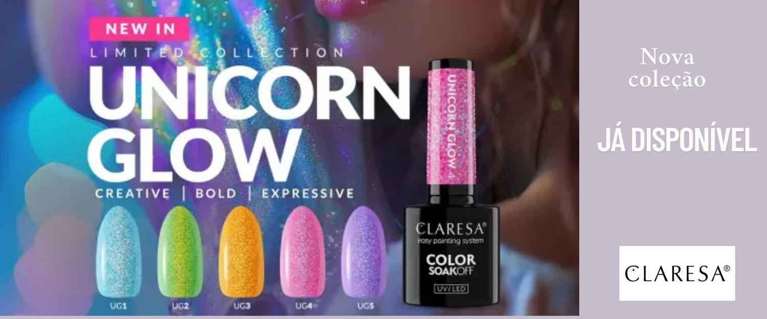 Claresa Verniz gel Coleção Unicorn Glow