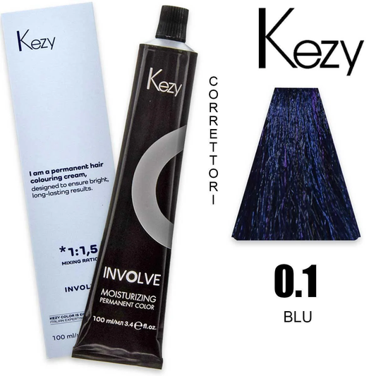 Coloração Capilar Kezy 0.1  Corretor Azul 100ml