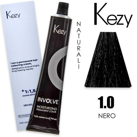 Coloração Capilar Kezy 1.0  Preto 100ml