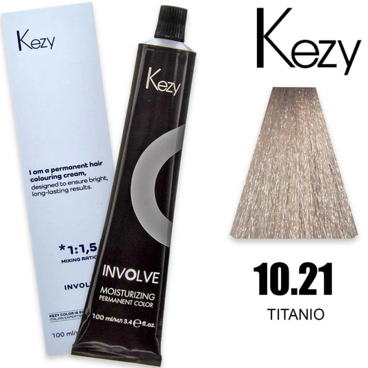 Coloração Capilar Kezy 10.21 Titanio 100ml