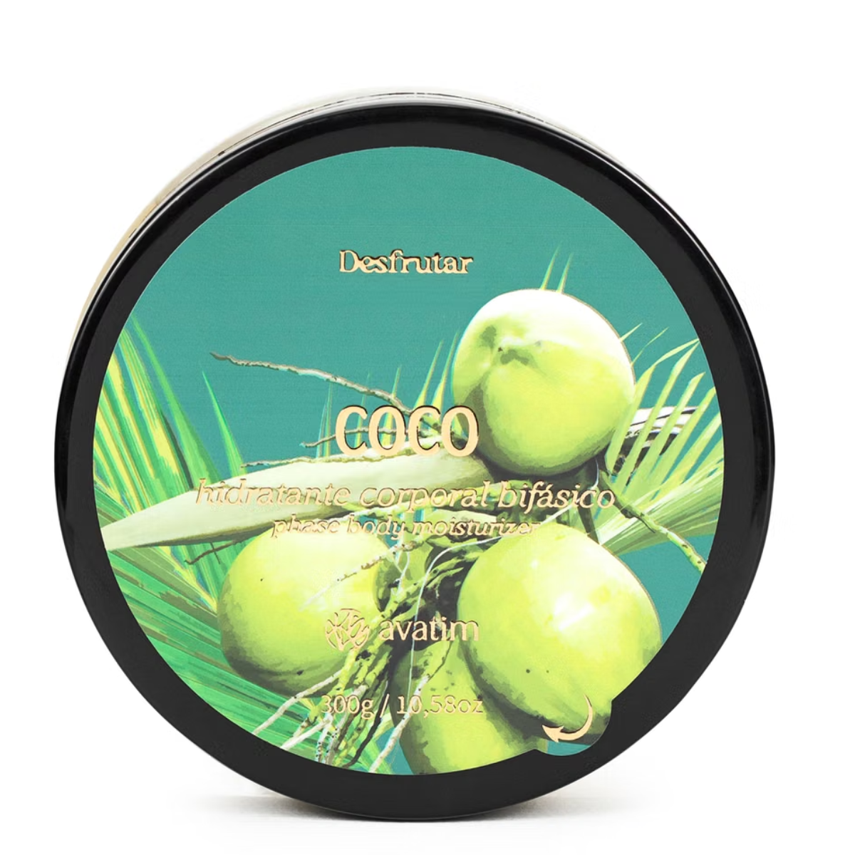 Hidratante Corporal Bifásico Coco Verde Avatim 300g