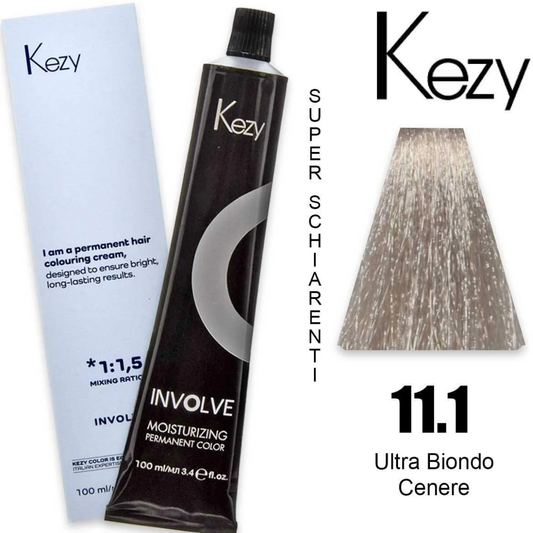 Coloração Capilar Kezy 11.1 Louro Ultra Cinza 100ml