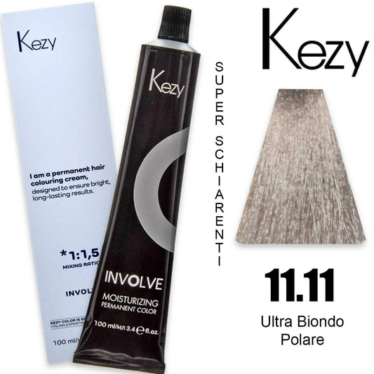 Coloração Capilar Kezy 11.11 Louro Ultra Polar 100ml