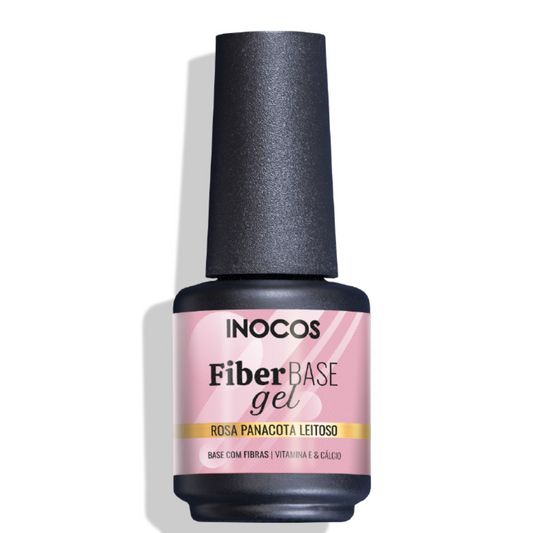 Fiber Base Rosa Panacota Leitoso Inocos 15ml