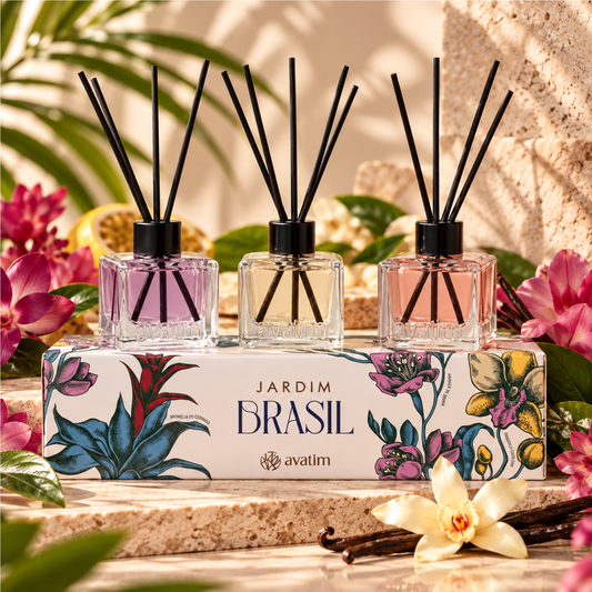 Difusor de Essencias Flora Brasil com 3 Aromas Avatim