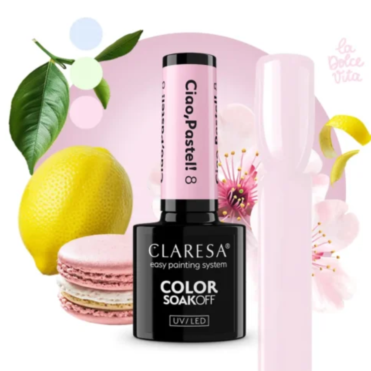 Verniz Gel Claresa Ciao, Pastel! 8 5g