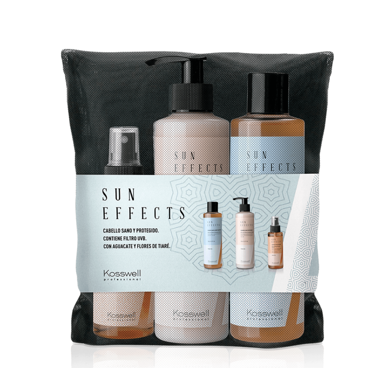 Pack Sun Effects Kosswell – Proteção Solar Completa para Cabelo & Corpo