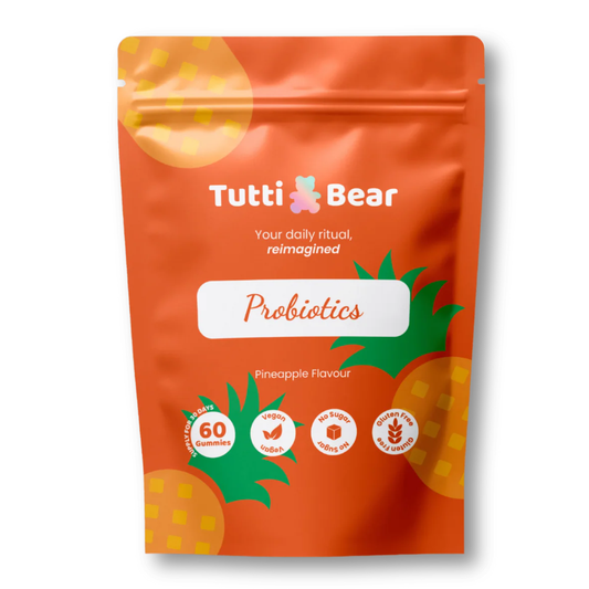 Gomas Probióticas Flora Intestinal e Digestão Tutti Bear