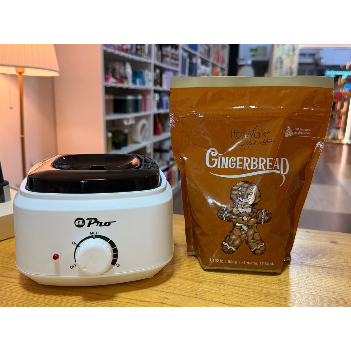 Kit Panela + Cera Depilatória Granulada Italwax 500g