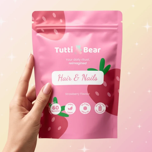 Gomas para o Crescimento do Cabelo Tutti Bear 60 uni