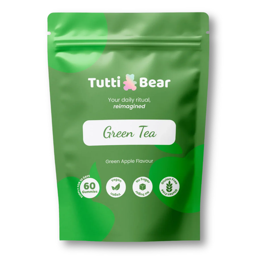 Gomas Energéticas de Chá Verde Tutti Bear 60 uni
