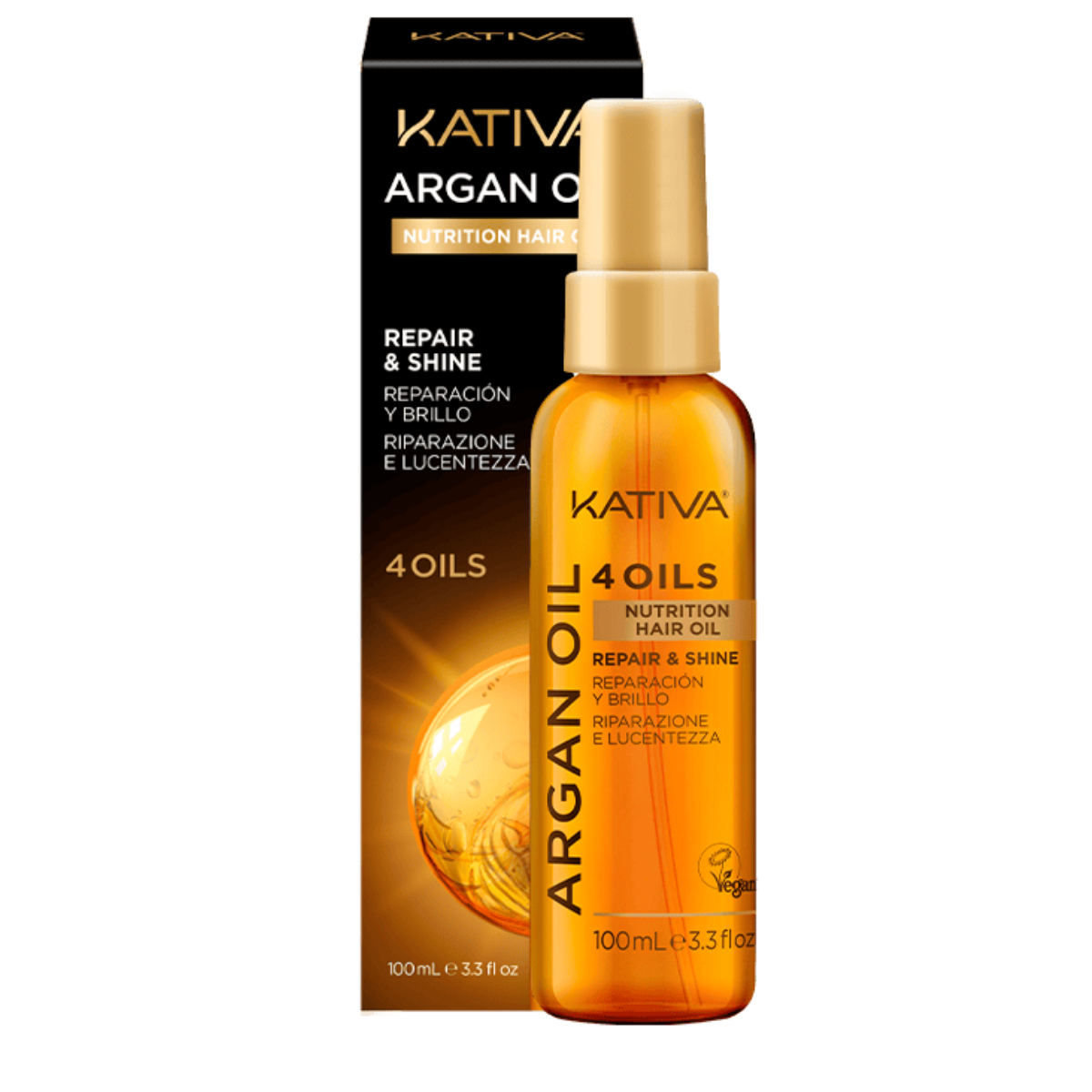 Serum Óleo Capilar Nutritivo Argan Kativa 100ml