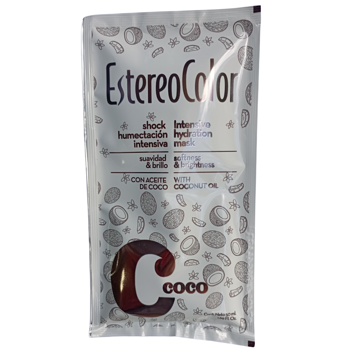 Estereocolor Shock humectação intensiva 50ml- suavidade e brilho