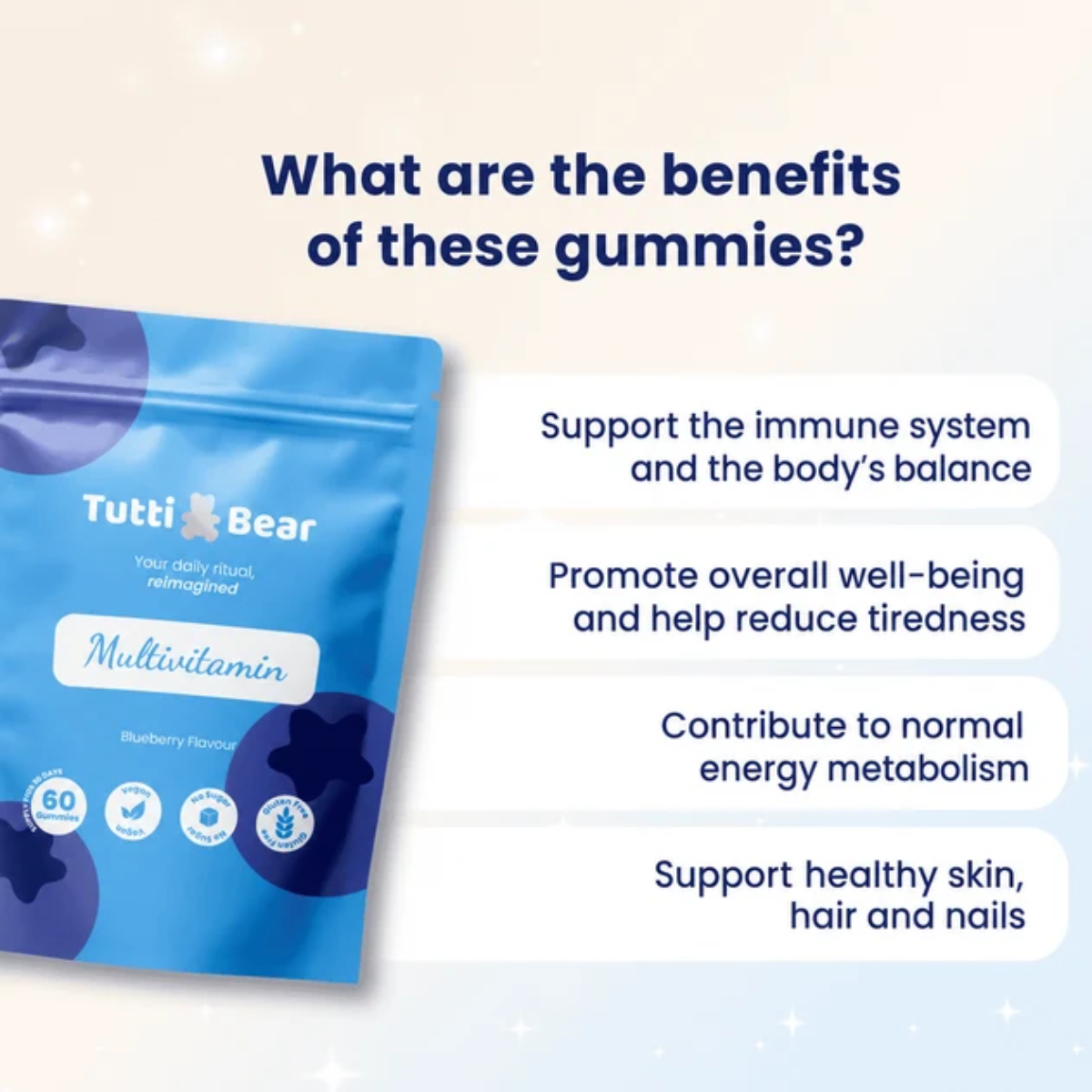 Gomas Multivitamínicas Tutti Bear 60 gomas