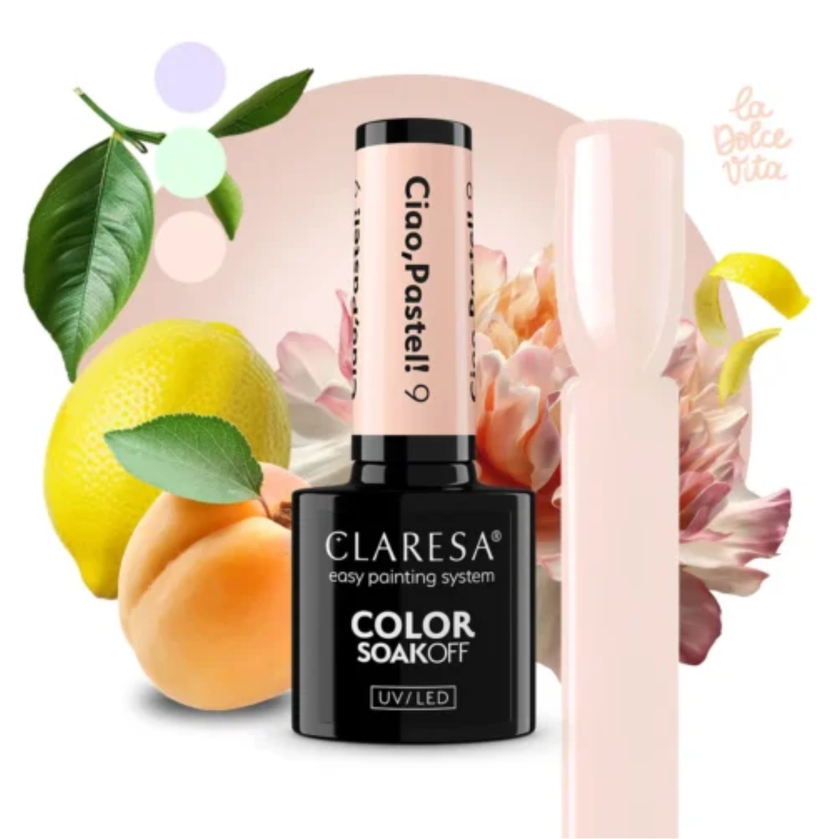 Verniz Gel Claresa Ciao, Pastel! 9 5g