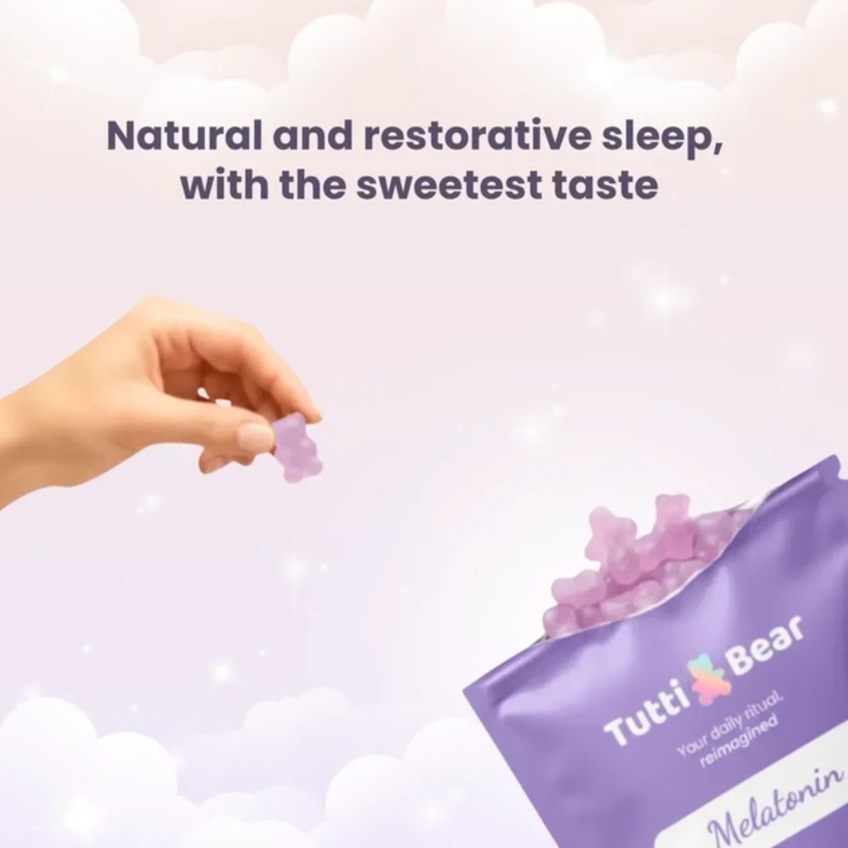 Gomas de Melatonina para Dormir Tutti Bear 60 uni