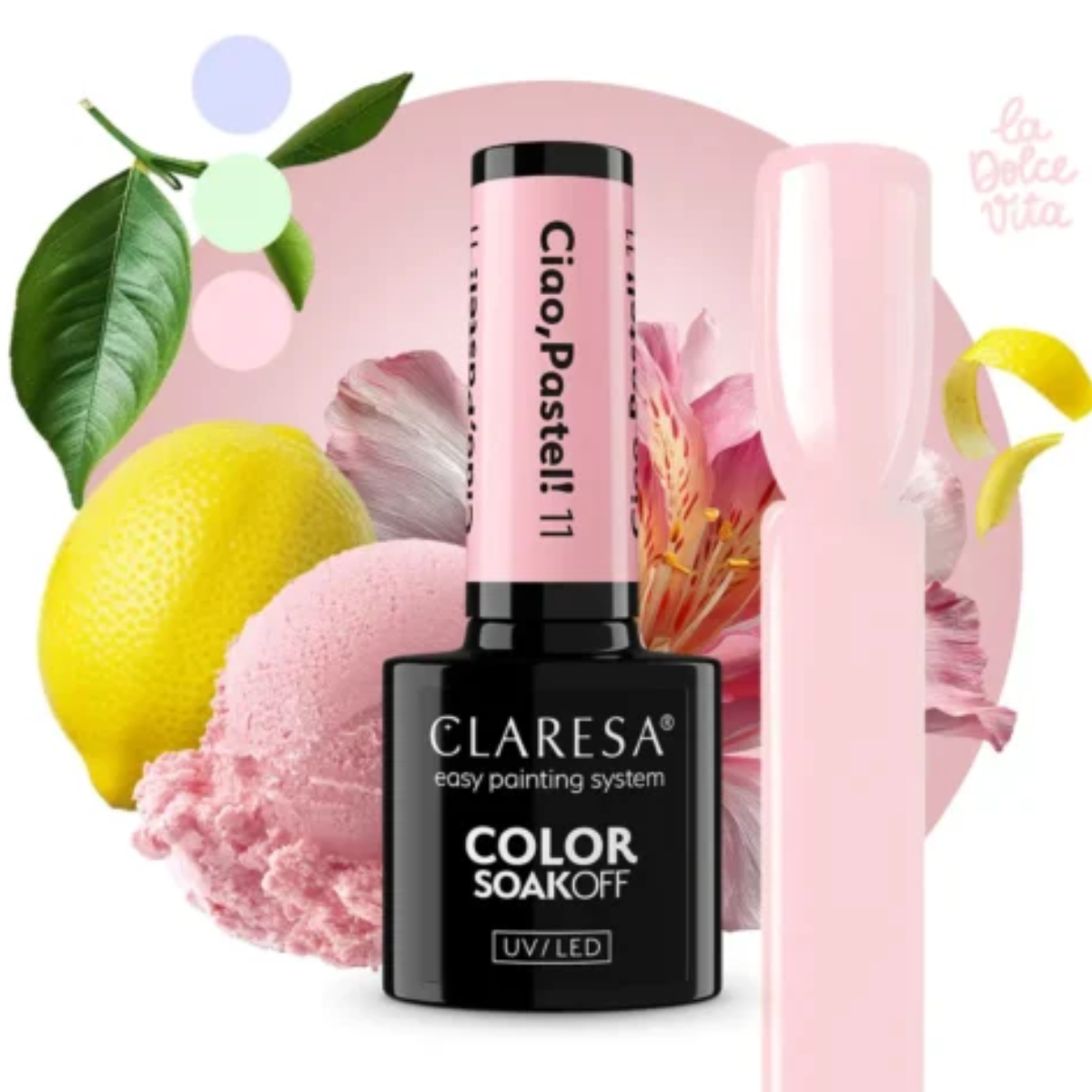 Verniz Gel Claresa Ciao, Pastel! 11 5g
