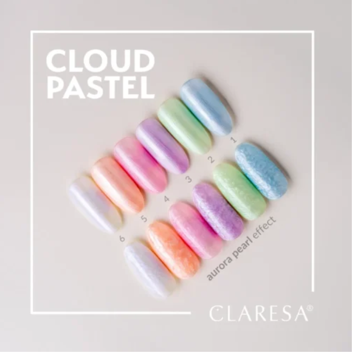 Verniz Gel Claresa Cloud Pastel 5 5g