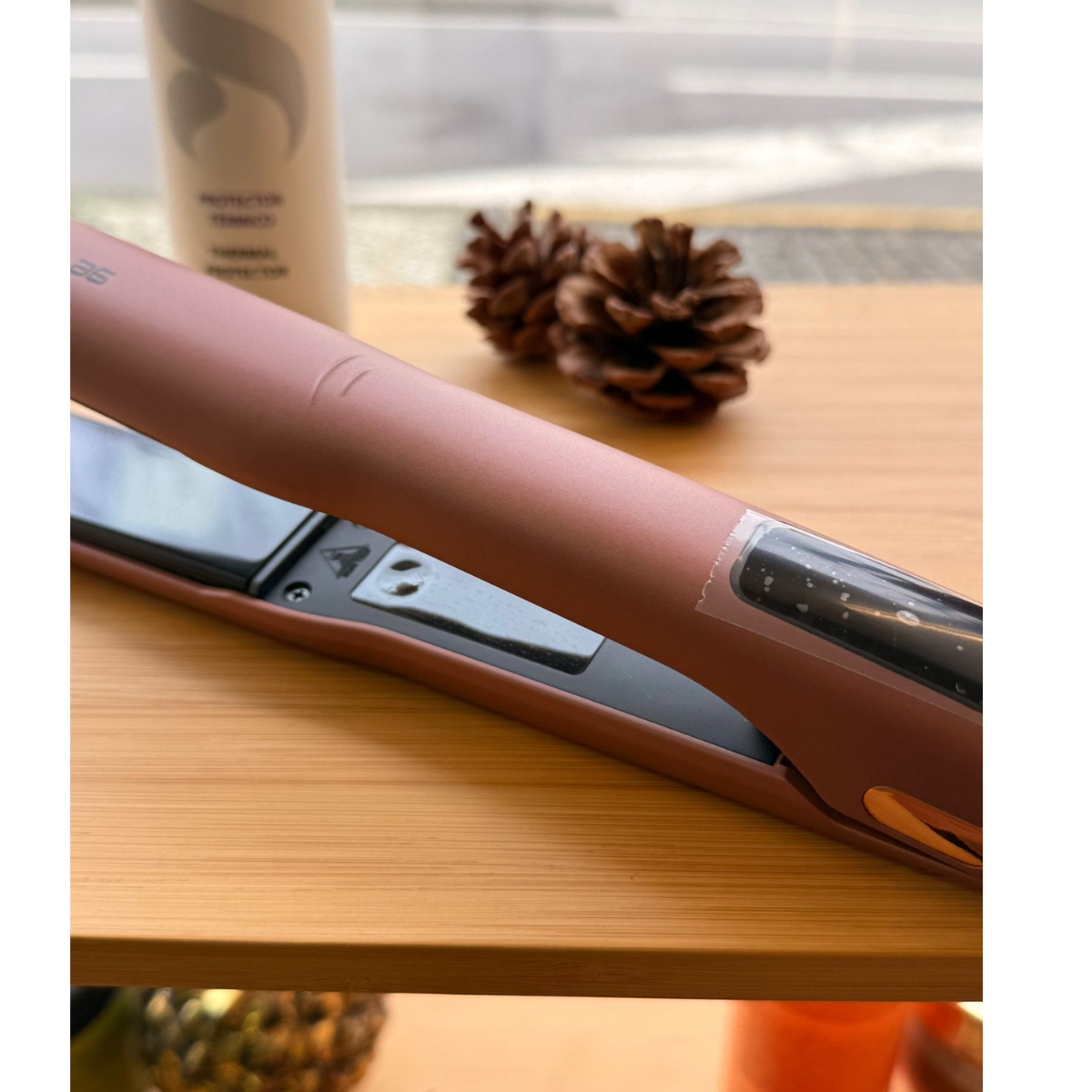 Placa de Alisamento Asuer Copper 250graus Moka Mousse +Oferta