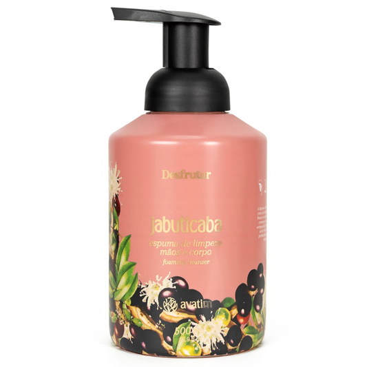 Espuma de Limpeza Mãos e Corpo Jabuticaba Avatim 500ml