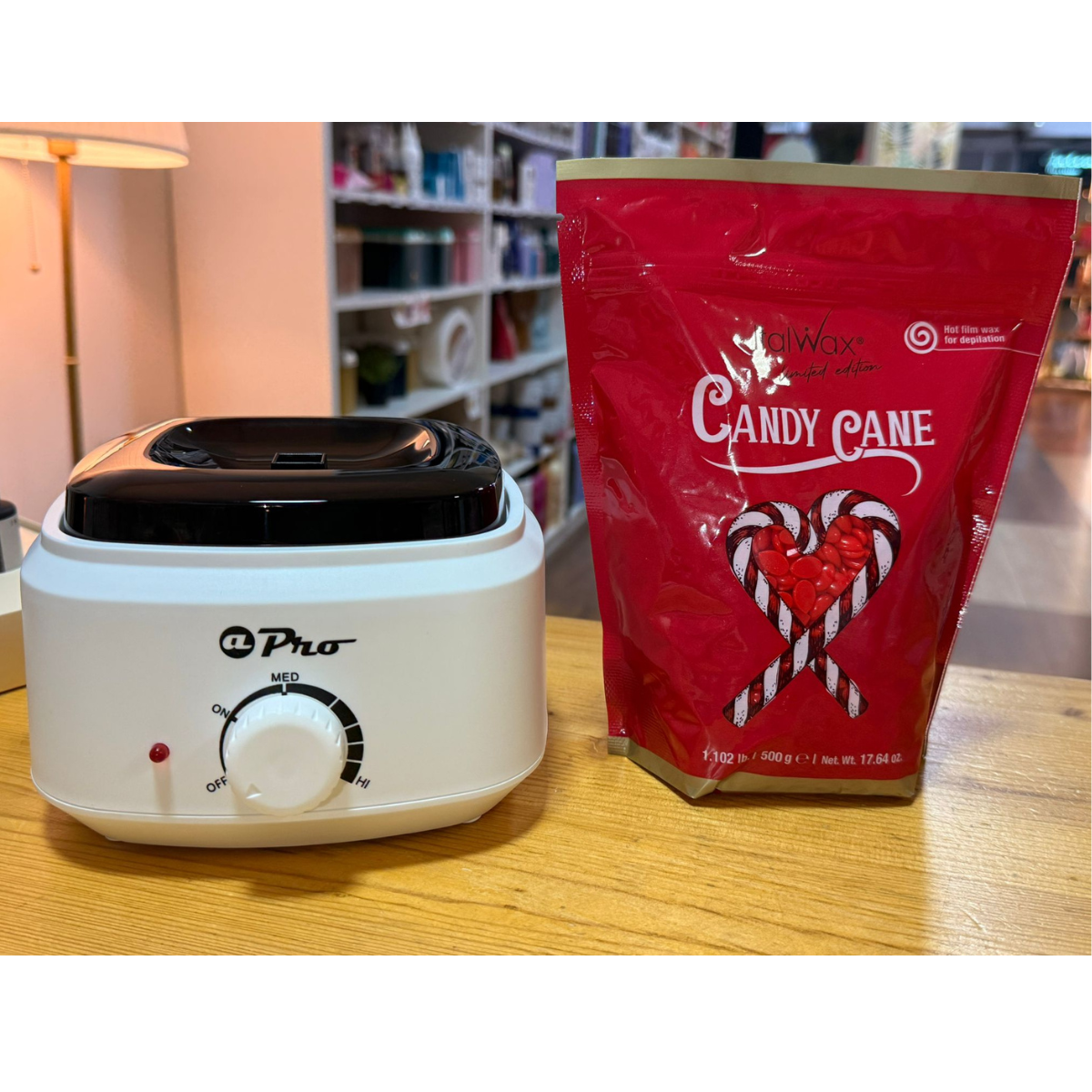 Kit Panela + Cera Depilatória Granulada Italwax 500g