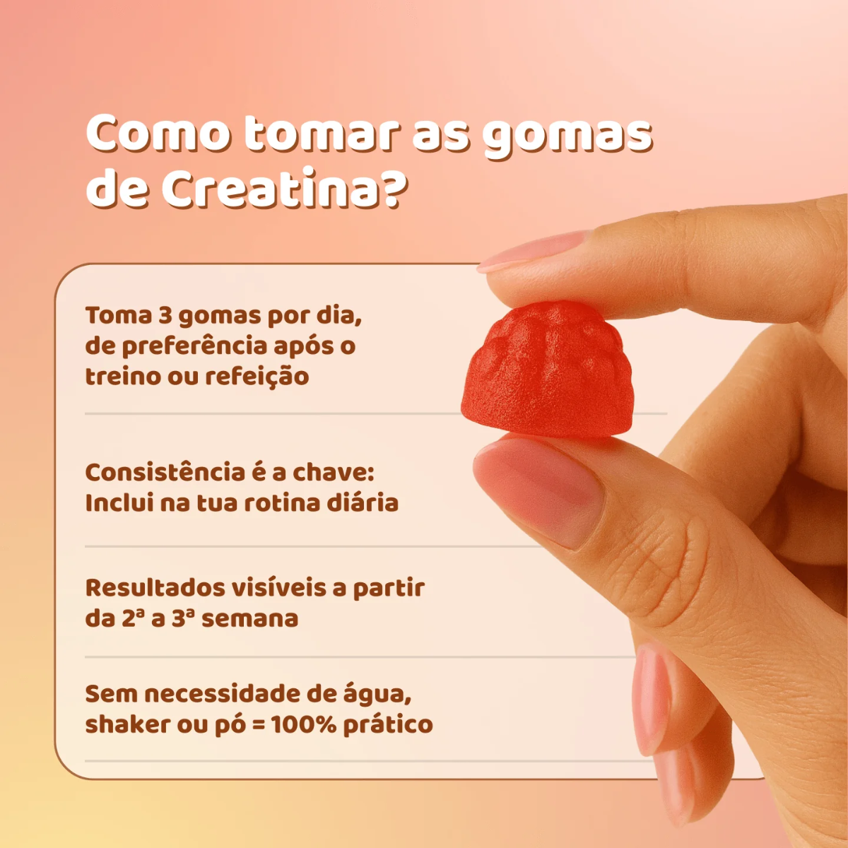 Gomas de Creatina Tutti Bear 90 uni