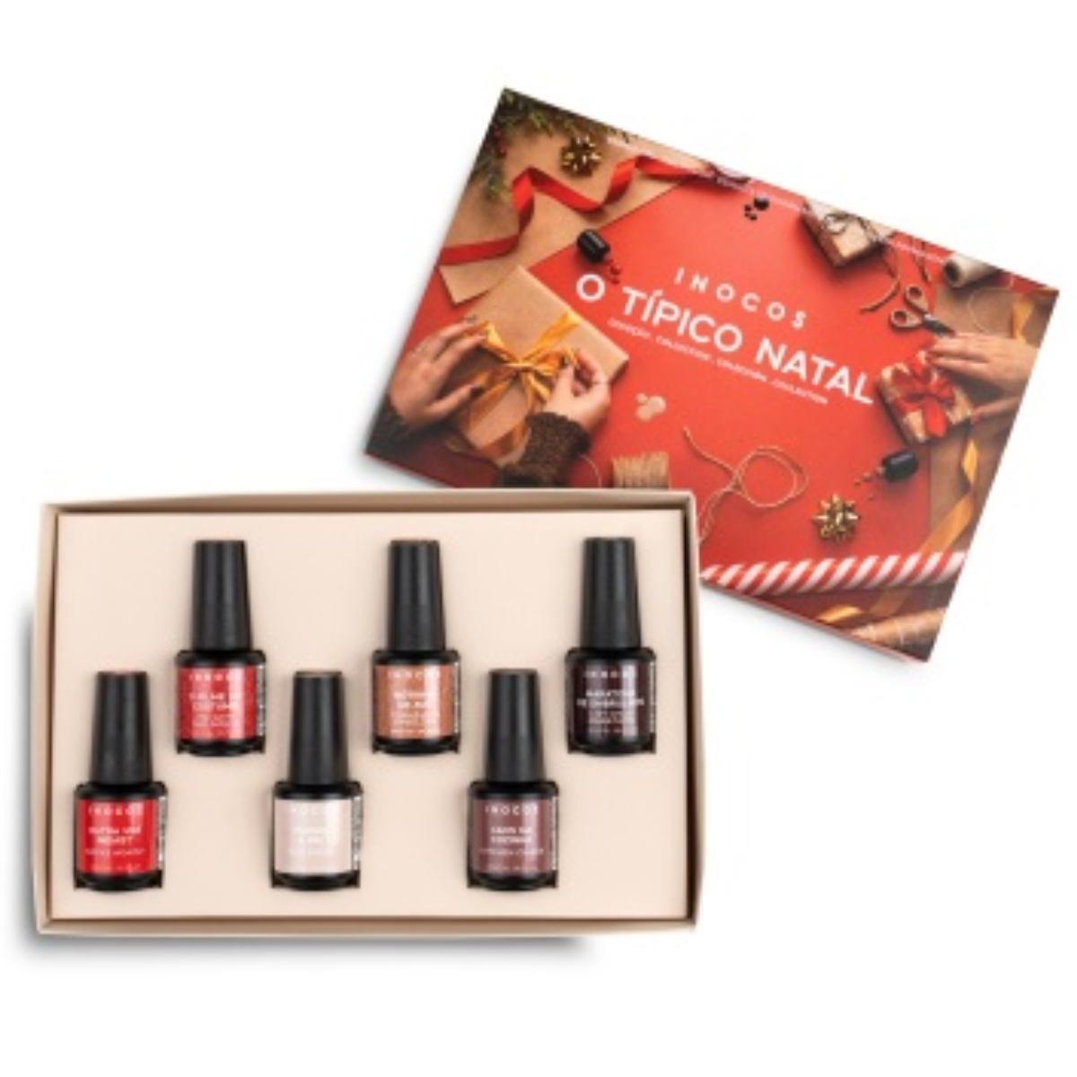 Press Kit Coleção O Típico Natal Inocos 6*15ml