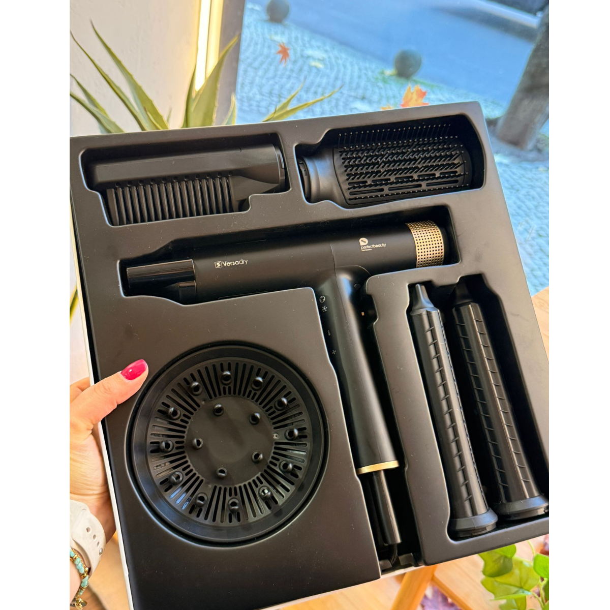 Secador Profissional Versadry com 6 Cabeças Intercambiáveis Perfect Beauty