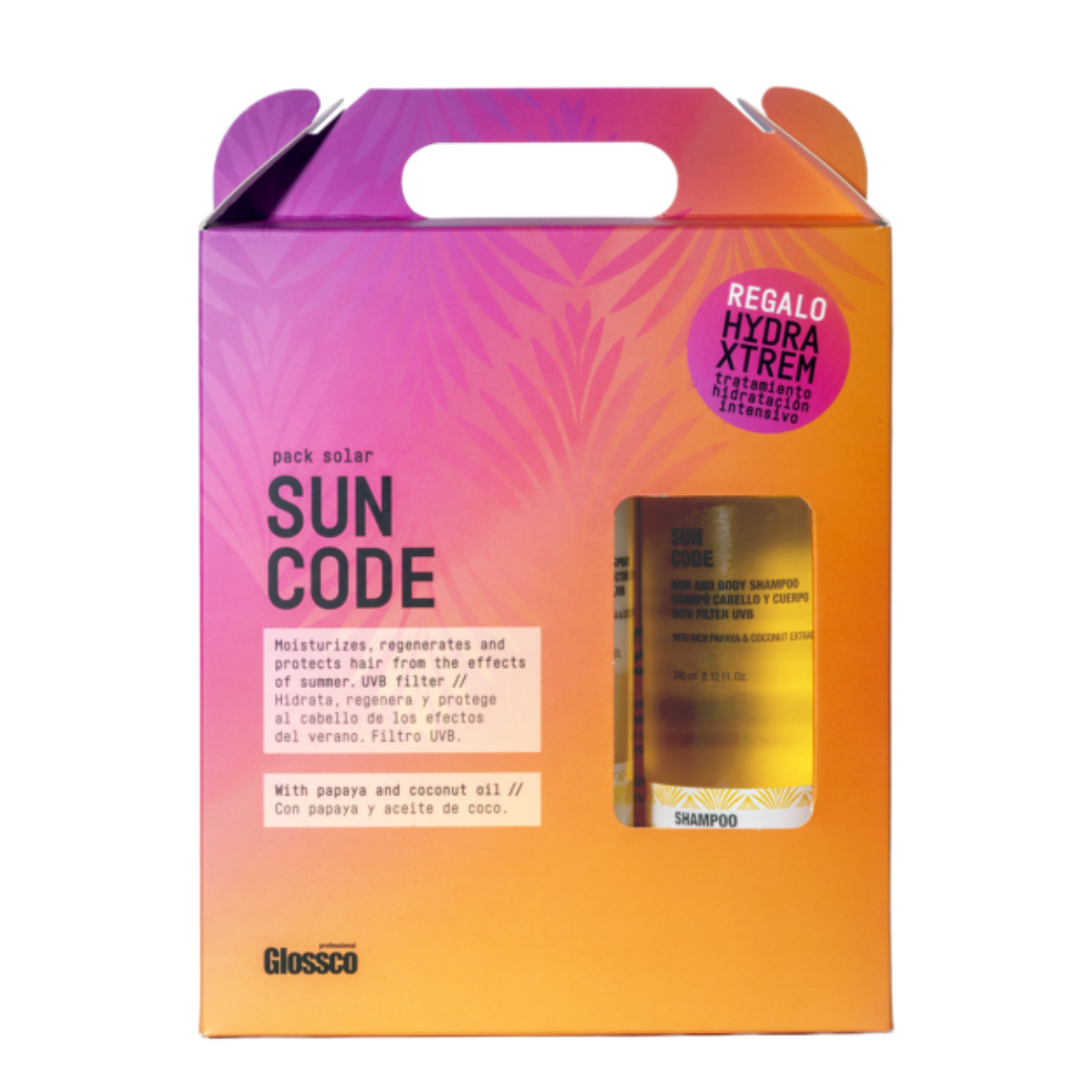 PACK SUN CODE Glossco – Proteção, Hidratação e Reparação Solar para o Teu Cabelo