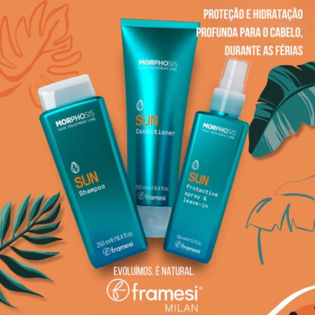 Spray Leave In Proteção Solar Morphosis Sun 150ml